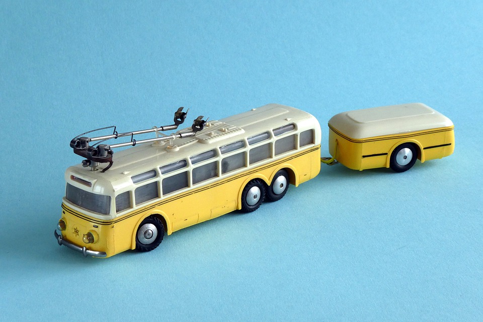 trolejbus s přívěsem
